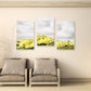 Gold mountains wall art, set of 3 prints canvas paintings, wall pictures mountains, nature wall art, mountain art print