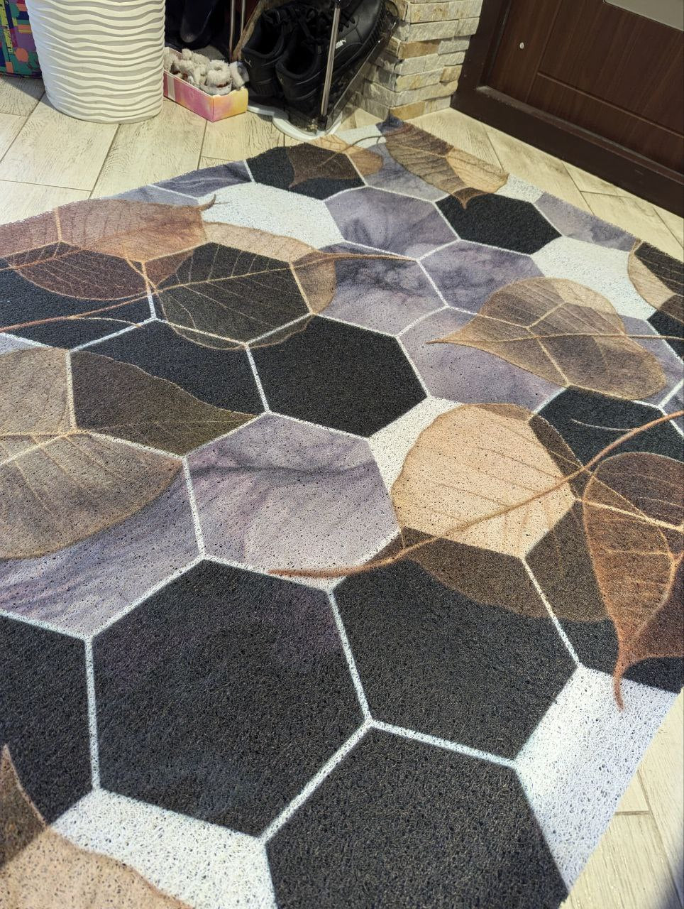 Rutschfeste Türmatte, Flurteppich "Goldener November