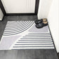 Stilvoller, schmutzabweisender Teppich, Fußmatte „Schwarz-weiße Motive“