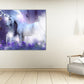 Einhorn Wandkunst Leinwandgemälde auf Leinwand, Kinderzimmer Kunstdruck, Fantasy Kunstdruck, Kinderzimmer Wanddekoration, Wohnwanddekoration, Leinwandgemälde,