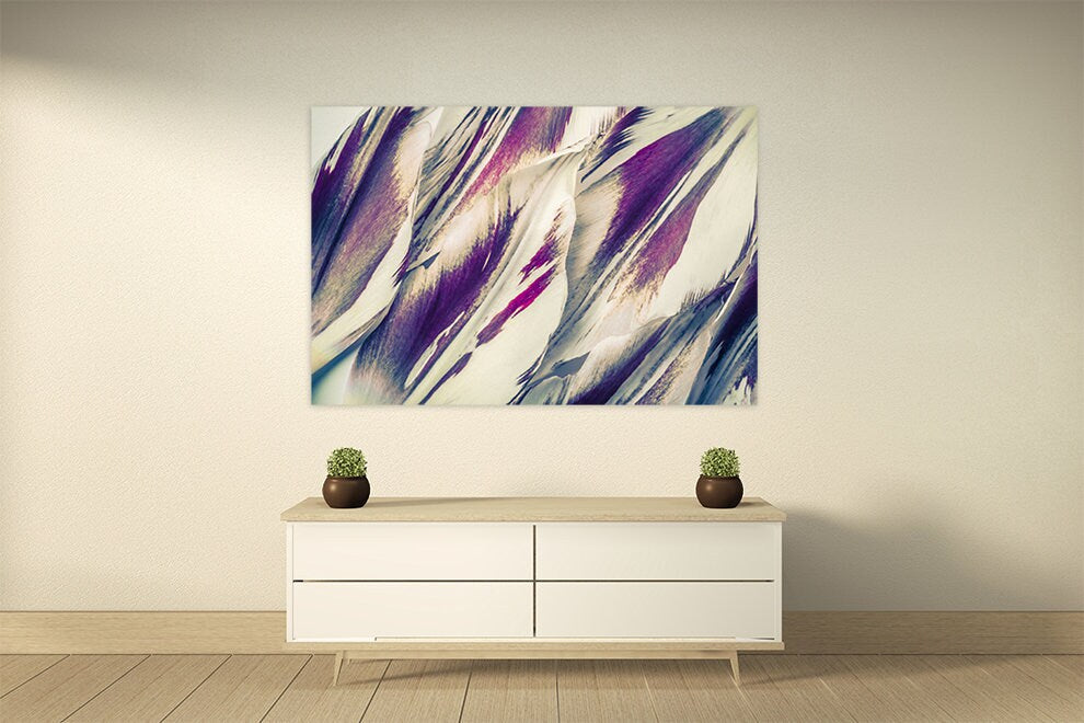 Flower petals, Abstract wall art paintings on canvas, home wall decor, canvas painting, very large paintings