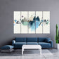 Blaue Berge Geometrisch Abstrakt minimalistisch Natur Wandkunst Gemälde auf Leinwand Wohnwand Dekor Wandkunst Extra großes Leinwandgemälde