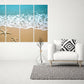 Meereslandschaft Gemälde, Natur Wandkunst Gemälde auf Leinwand, Seestern Wandkunst, Sonne Meer Sand, Meeresküste Drucke Strand Wand Dekor Leinwand Gemälde,