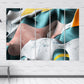 Moderne abstrakte Kunst, Abstrakte Wandkunstgemälde auf Leinwand, Wohnwanddekor, Leinwandgemälde, abstrakte Leinwand, mehrteilige Wandkunst