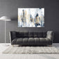 Abstrakte Wandkunst Gemälde auf Leinwand, abstrakter Druck, extra große Wandkunst, Wohnwanddekor, trendige Wandkunst, Stadtwandkunst Multi-Panel-Kunst