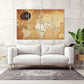 Weltkarte Wandkunst Gemälde auf Leinwand, Wohnwanddekor, Leinwandgemälde, riesige Wandkunst, Wohnzimmerkunst, extra große Wandkunst