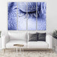Augen-Wandkunst, Mode-Wandkunst, Wimpern-Wandkunst, Wandbehang, Dekor, mehrteilige Wandkunst, extra große Wandkunst, Schlafzimmer-Wanddekoration