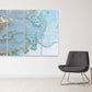 Blaue Marmor Wandkunst Fluid abstrakter Druck Abstrakte Wandkunst Gemälde auf Leinwand Home Wanddekoration Gold Marmor Wandkunst Multi Panel Wandkunst