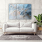 Abstrakte Wandkunst Gemälde auf Leinwand, Wohnwanddekor, Leinwandgemälde, abstrakter Kunstdruck Multipanel Wandkunst moderne abstrakte Kunst