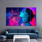 Vogue Wandkunst Gemälde Frauen Gesichter Wandkunst Gemälde auf Leinwand, Frau Wandkunst, Wohnwanddekor, Leinwandgemälde, trendige Wandkunst