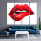 Rote Lippen Leinwanddruck Mode Wandkunst Moderne Wanddekoration Gemälde auf Leinwand sehr große Leinwandgemälde