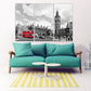 London Wandkunst Gemälde auf Leinwand, Wanddekoration für Zuhause, Big Ben Wandaufkleber, Stadt Multi-Panel Wandkunst, Leinwanddruck, Badezimmer Wanddekoration