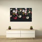 Pfingstrose Wandkunst Blumen Wandkunst Gemälde auf Leinwand, Wohnwanddekoration, Leinwandgemälde 3-teilige Wandkunst 5-teilige Leinwand Blumen Leinwand