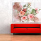 Wandkunst Boho Blumen, Botanische Gemälde, Blumen Wandkunst Gemälde auf Leinwand, Blumenstrauß Wandkunst, Boho Blumen Druck