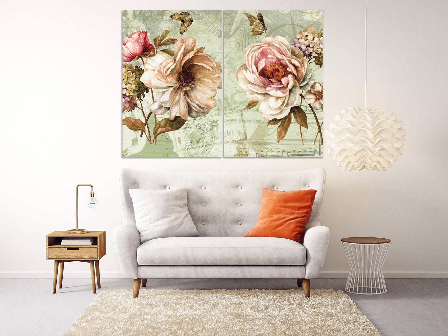 Wall art boho flowers, Botanical paintings, Flowers wall art paintings on canvas,  bouquet of flowers wall art, boho flowers print