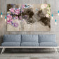 Druckbare Wandkunst abstrakte Blume, abstrakte Malerei, Wohndekor-Geschenk, Leinwandkunst abstrakt, mehrteilige Wandkunst, zeitgenössische Kunst