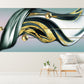 Moderne abstrakte Kunst, abstrakter Druck, mehrteilige Leinwand, Wanddekoration für Räume, abstrakte Wandkunst, abstraktes Gemälde, extragroße Wandkunst