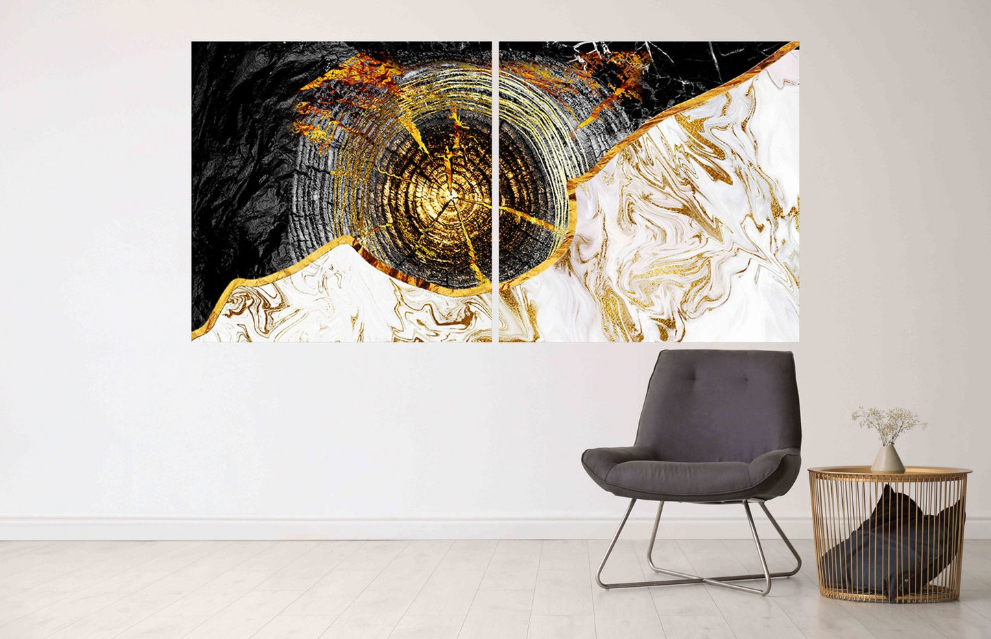 Bedroom wall art marble Modern Abstract art print Multi panel canvas room wall decor Abstract canvas painting Extra large wall art