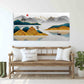 Blue Ridge Mountains Wandkunst Berg Line Art Wanddruck Moderne abstrakte Kunst Abstrakter Kunstdruck Abstrakte Wandkunst Abstrakte Malerei