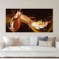 Wein Wandkunst Küche Wanddekoration Leinwand Extra groß Multi Panel Leinwand Gemälde Einweihungsgeschenk druckbare Kunst