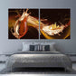 Wein Wandkunst Küche Wanddekoration Leinwand Extra groß Multi Panel Leinwand Gemälde Einweihungsgeschenk druckbare Kunst
