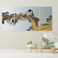 Moderne abstrakte Kunst, abstrakter Druck, abstrakte Leinwand, mehrteilige Leinwand-Wanddekoration, abstrakte Wandkunst, abstraktes Gemälde, extragroße Wandkunst