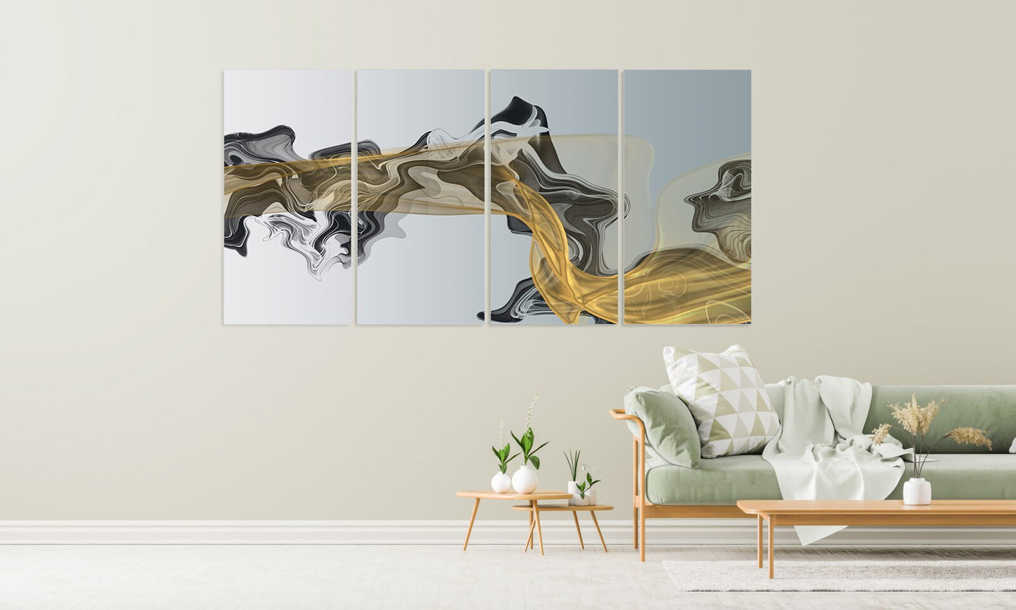 Modern abstract art Abstract print Abstract canvas Multi panel canvas wall decor Abstract wall art Abstract painting Extra large wall art