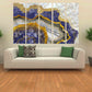 Moderne Wandkunst abstrakte Leinwand Multi-Panel-Wandkunst Druckbare Wandkunst Zeitgenössische Kunst Wandkunst-Sets Geometrische Kunst
