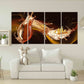 Wein Wandkunst Küche Wanddekoration Leinwand Extra groß Multi Panel Leinwand Gemälde Einweihungsgeschenk druckbare Kunst