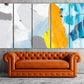 Pour-Gemälde, moderne abstrakte Kunst, mehrteilige Leinwand, Wanddekoration für Räume, abstrakte Wandkunst, abstraktes Gemälde, extra große Wandkunst