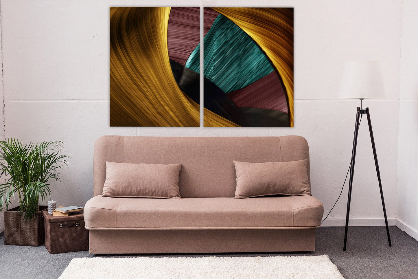 Contemporary art Abstract Multi panel Extra large canvas wall art Home decor gift Abstract painting