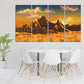 Mountains wall art Landscape painting on canvas Nature prints home bedroom wall decor extra large multi panel canvas painting