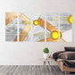 Geometric patterns Modern abstract art Wall collage kit Multi panel canvas Wall art Canvas painting Abstract wall art Home