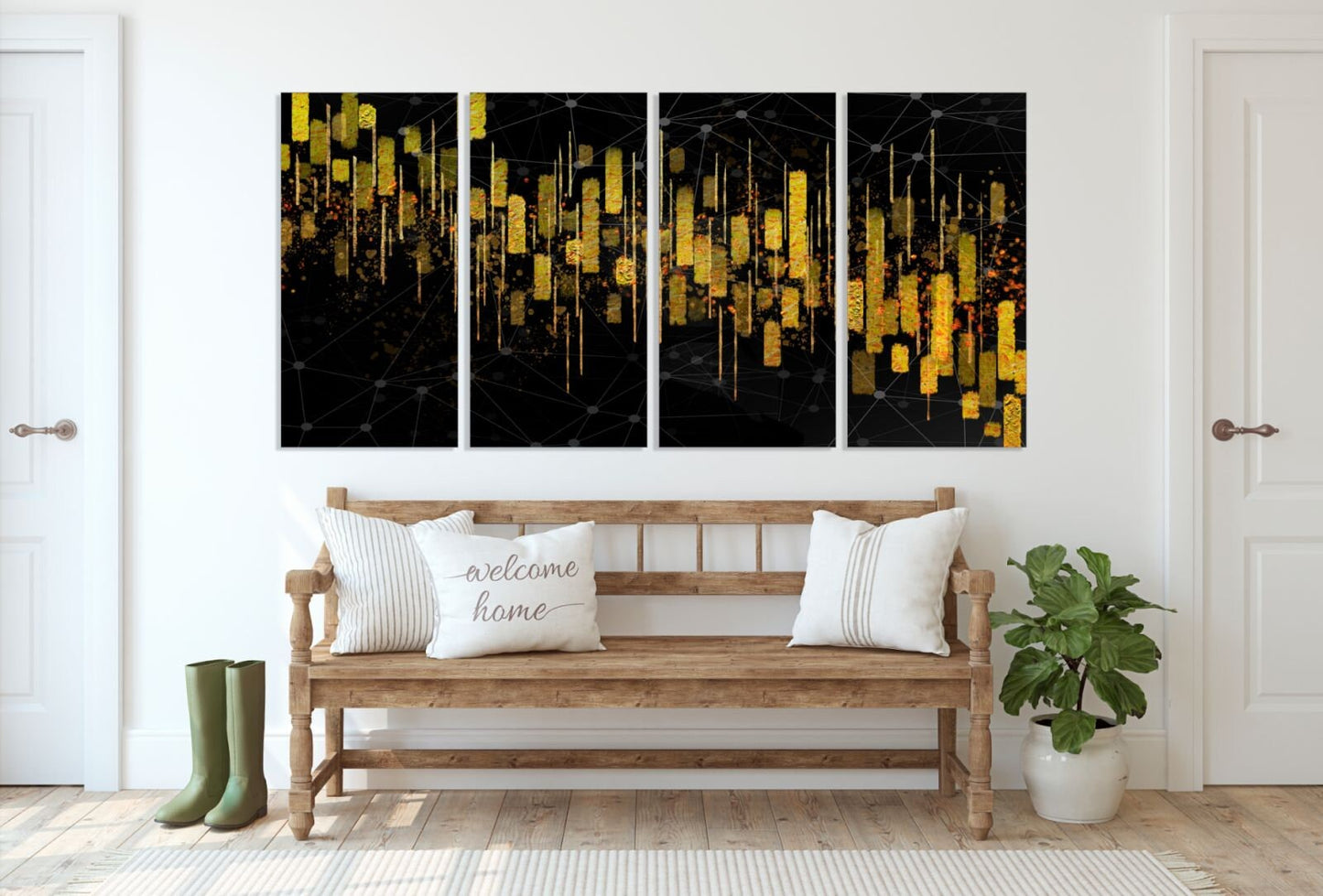 Modern abstract art Abstract art print Multi panel canvas room wall decor Abstract wall art Abstract painting Extra large wall art