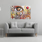 Abstract street art canvas, graffiti wall art canvas paintings, trendy wall art, graffiti poster, modern multi panel wall art