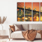 Brooklyn bridge print New york city painting extra large multi panel wall art American bridge home wall decor framed art print canvas