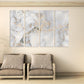 Marble canvas abstract, marble wall decor, white and gold wall art abstract wall art paintings on canvas, multi panel wall art