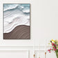 Wave wall art, framed abstract canvas print, large floater frame wall hanging decor, impression living room artwork, modern canvas print