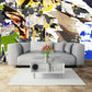 Boy wallpaper Wall collage wallpaper Removable wallpaper Textured wallpaper fabric wallpaper canvas vinyl wallpaper abstract wallpaper