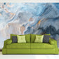 Blue marble wall art Marble mural wallpaper Abstract wallpaper Peel and stick wallpaper Photo wallpaper modern wallpaper 3d wall mural