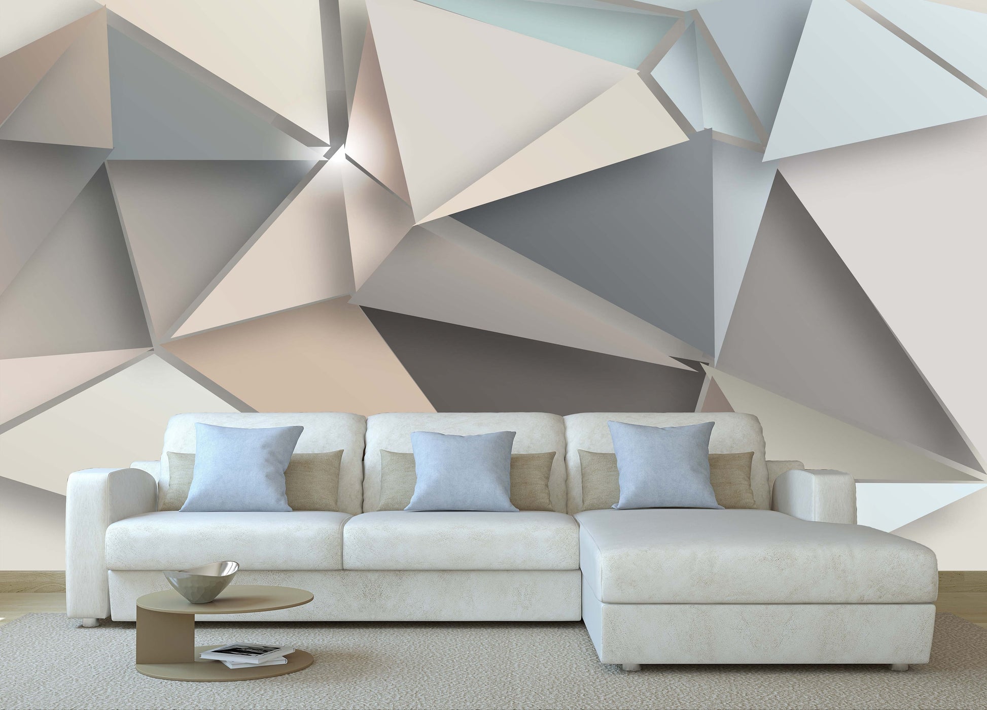 Geometric wallpaper 3d wall mural Abstract wallpaper Peel and stick wallpaper Photo wallpaper kitchen wallpaper removable wallpaper