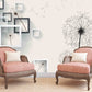 Floral wallpaper Peel and stick wallpaper Photo wallpaper Textured wallpaper Botanical removable wallpaper geometric wallpaper