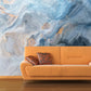 Blue marble wall art Marble mural wallpaper Abstract wallpaper Peel and stick wallpaper Photo wallpaper modern wallpaper 3d wall mural