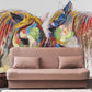 Horse wallpaper Peel and stick wallpaper Photo wallpaper Textured wallpaper adhesive wallpaper Bedroom wallpaper