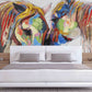 Horse wallpaper Peel and stick wallpaper Photo wallpaper Textured wallpaper adhesive wallpaper Bedroom wallpaper