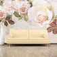 Flowers wallpaper Floral Peel and stick wallpaper Photo wallpaper Textured wallpaper adhesive wallpaper Botanical removable wallpaper