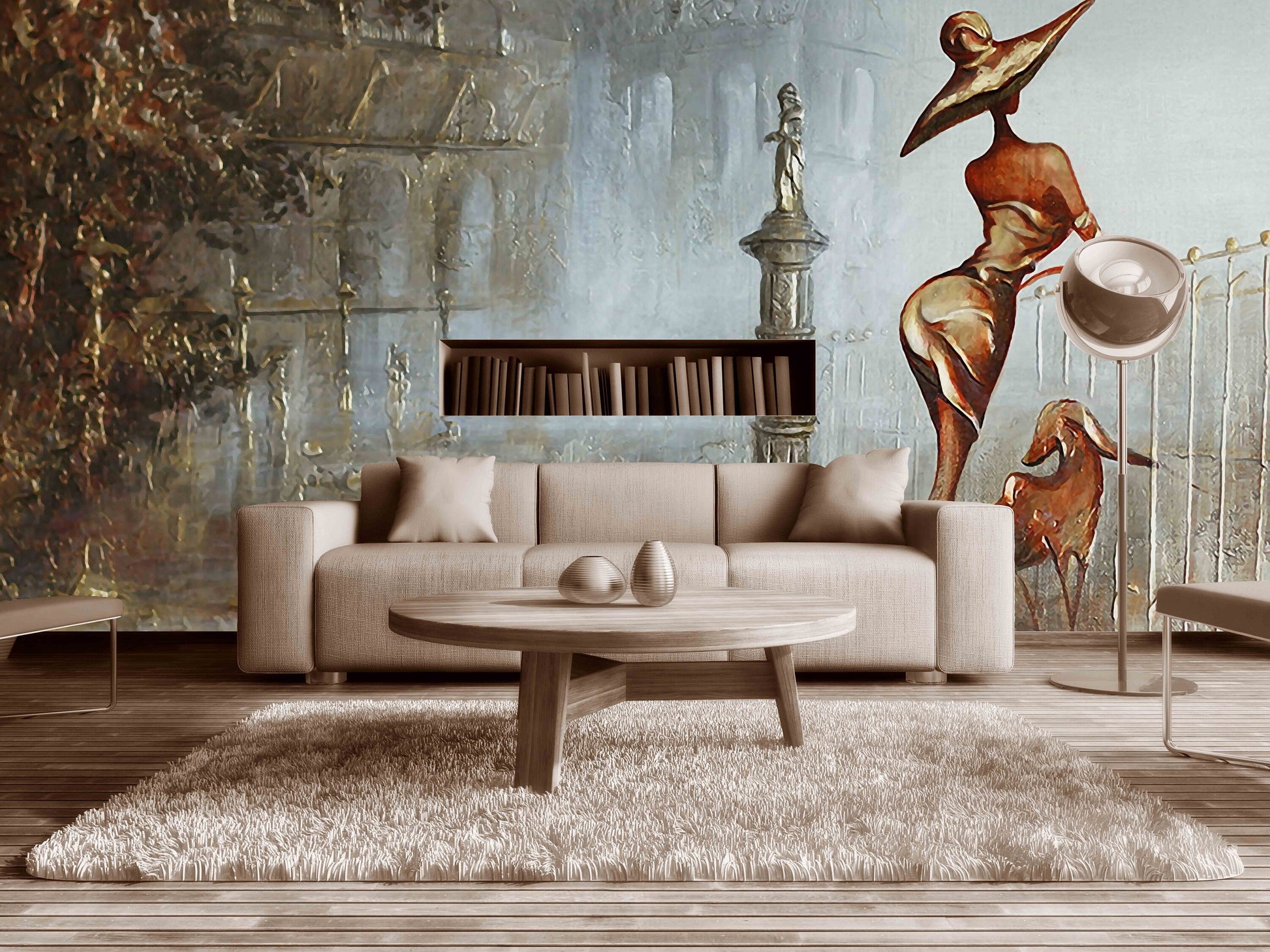 Temporary wallpaper vintage Removable wallpaper Textured wallpaper fabric wallpaper wallpaper painting canvas vinyl wallpaper