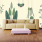 Banana leaves decor wallpaper Tropical wallpaper Leaf Removable wallpaper vinyl wallpaper modern wallpaper banana leaves print