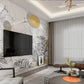 Modern luxury wallpaper Herb marble prints wall art Abstract Geometric Peel and stick Removable Photo wallpaper Self adhesive mural