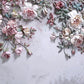 Boho Floral Wallpaper Self Adhesive Peel and Stick Removable Floral wall mural Living Room Bedroom self afhesive mural Botanical removable